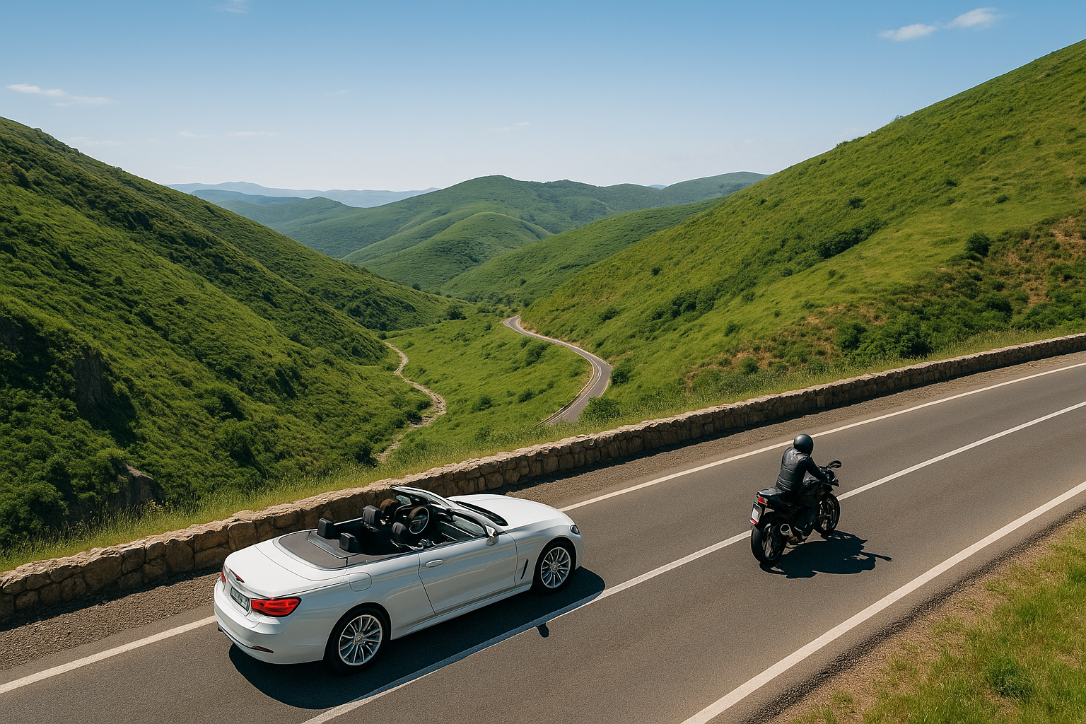 טיול פתוח ברמת הגולן – מסלול נהיגה לקבריולט ואופנועים