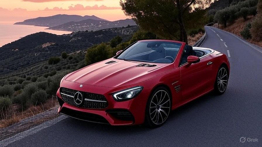 מרצדס משיקה בישראל את קבריולט ה־AMG SL החדשה