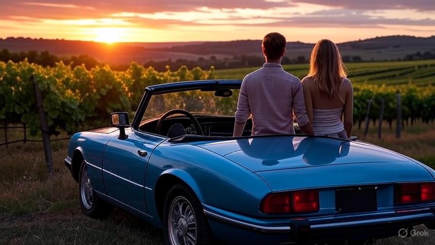 סוף שבוע מושלם לזוג חובבי רכבים – קבריולט, יקב ומלון בוטיק