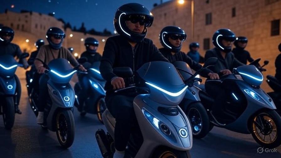 אופנועי AI בכנס ירושלים: הדור הבא של הרכיבה