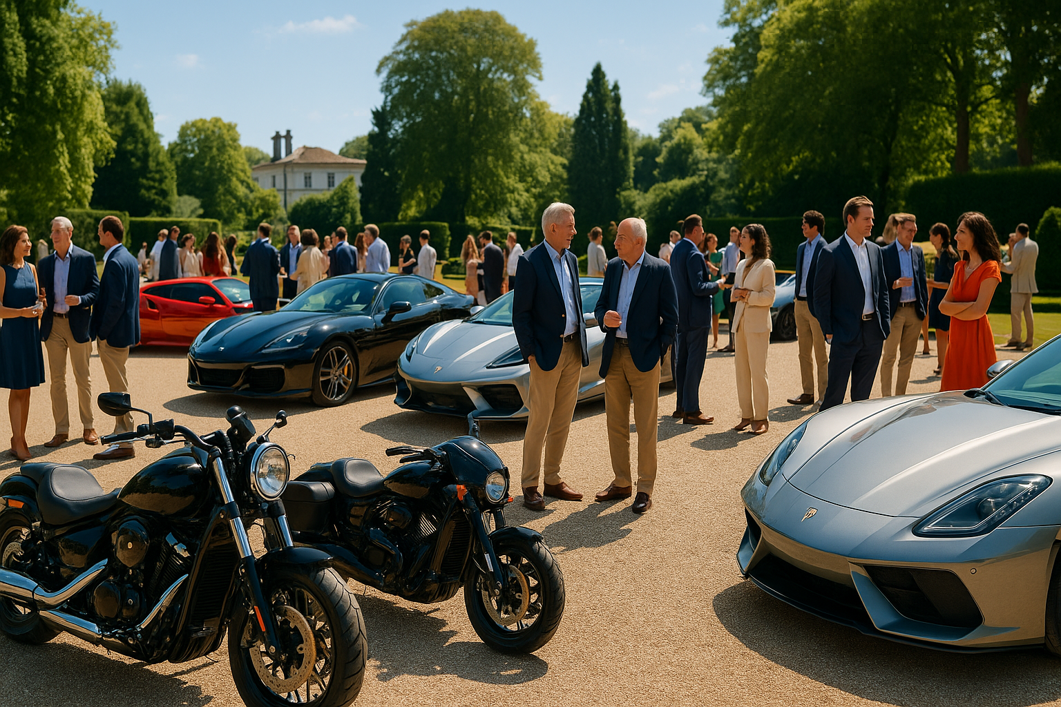 אירועים נוצצים על שניים וארבעה גלגלים: קהילת רכבי ואופנועי היוקרה